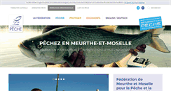 Desktop Screenshot of peche-54.fr