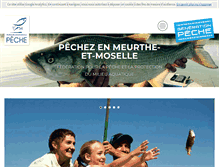 Tablet Screenshot of peche-54.fr